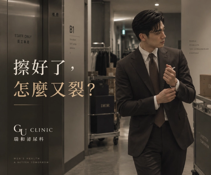 包皮那條反覆裂開的小傷口,阿宏一直以為「擦藥就好了」